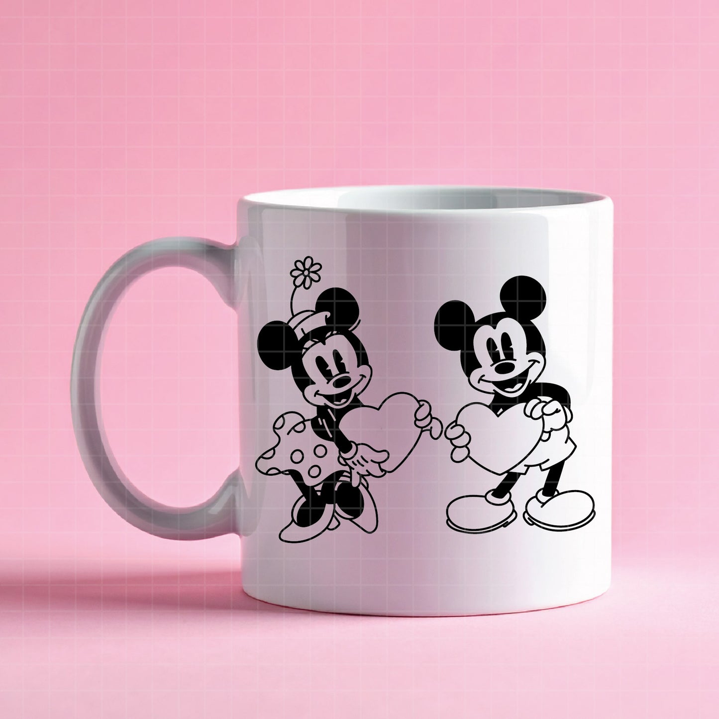 COD4542 - Mickey and minnie svg, Disney svg, mickey svg, minnie svg, Silhouette, Cricut