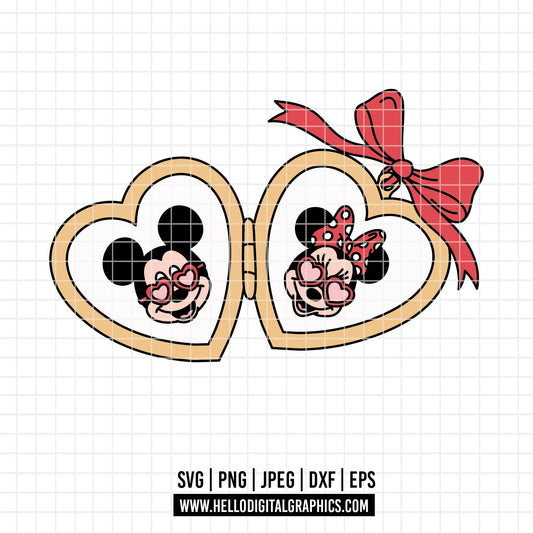 COD4544 - Mickey and minnie svg, Disney svg, mickey svg, minnie svg, mickey and Minnie Valentine's Day png