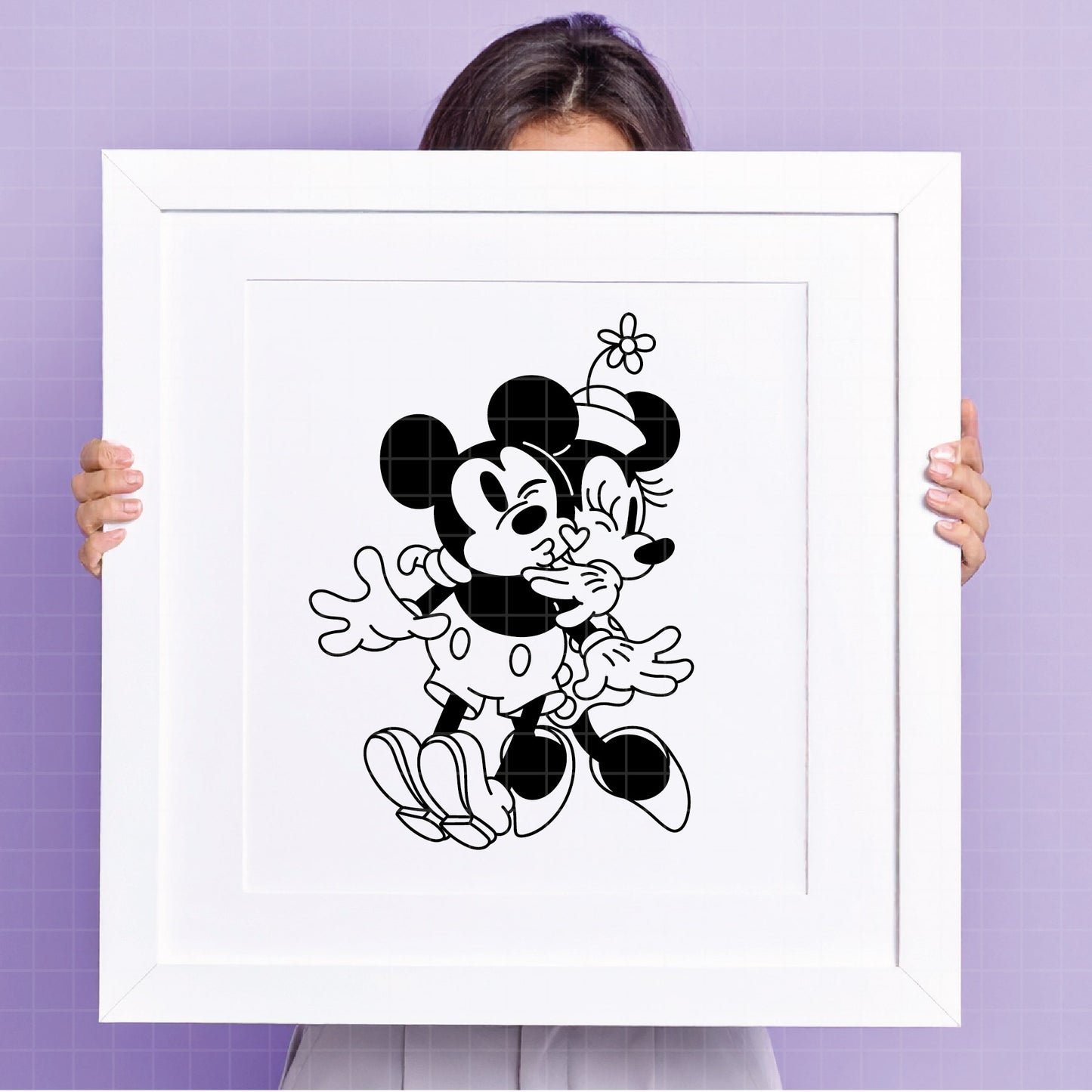 COD4546 - Mickey and minnie svg, Disney svg, mickey svg, minnie svg, mickey and Minnie Valentine's Day png
