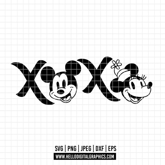 COD4547 - Mickey and minnie svg, Disney svg, mickey svg, minnie svg, mickey and Minnie Valentine's Day png