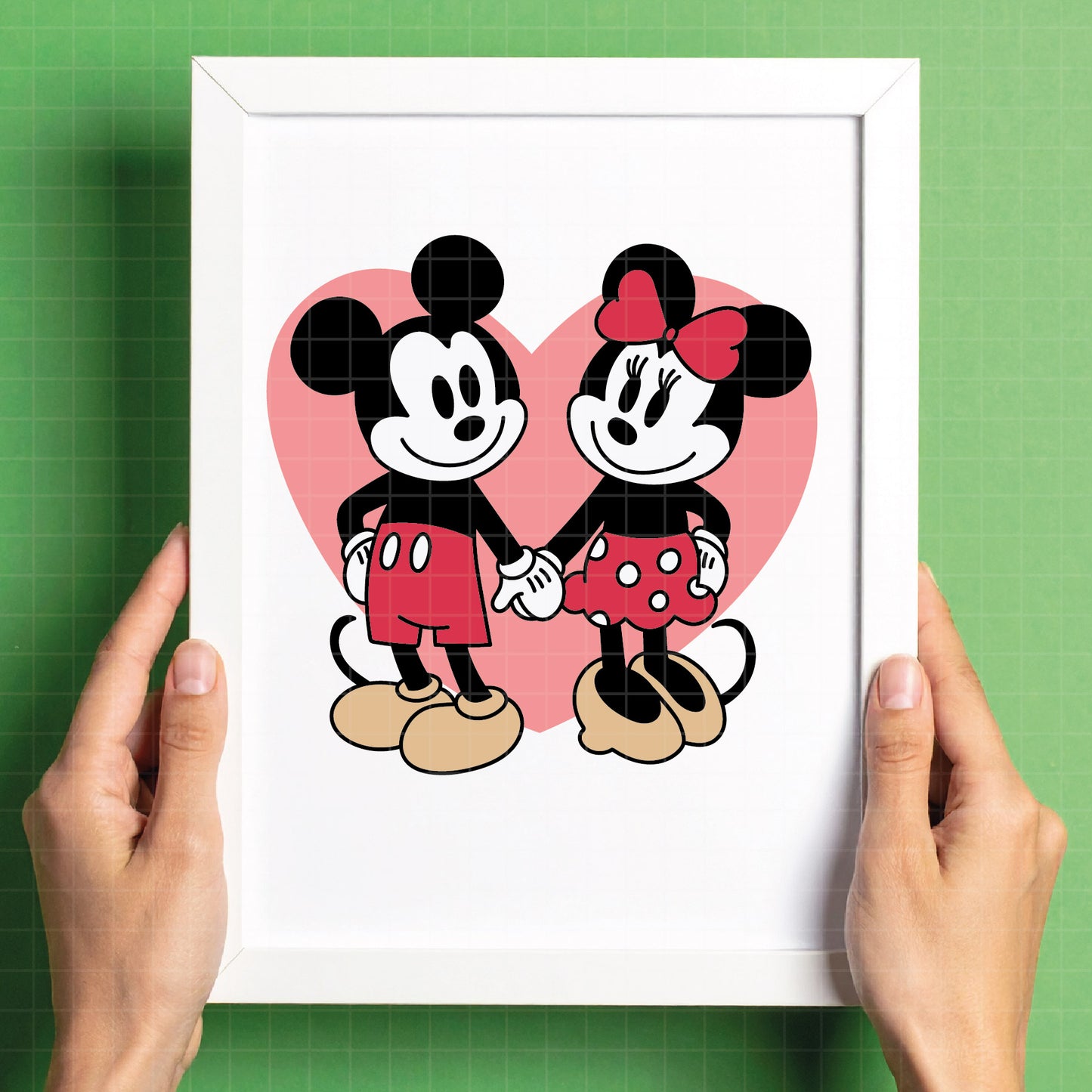 COD4549 - Mickey and minnie svg, Disney svg, mickey svg, minnie svg, mickey and Minnie Valentine's Day png
