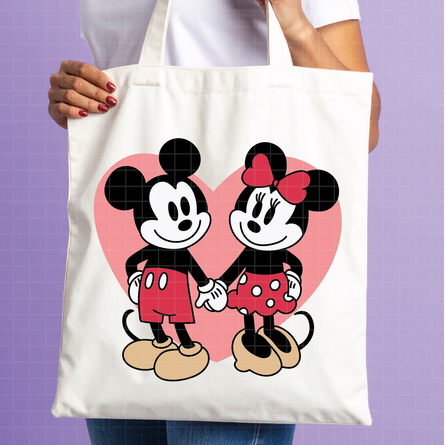 COD4549 - Mickey and minnie svg, Disney svg, mickey svg, minnie svg, mickey and Minnie Valentine's Day png