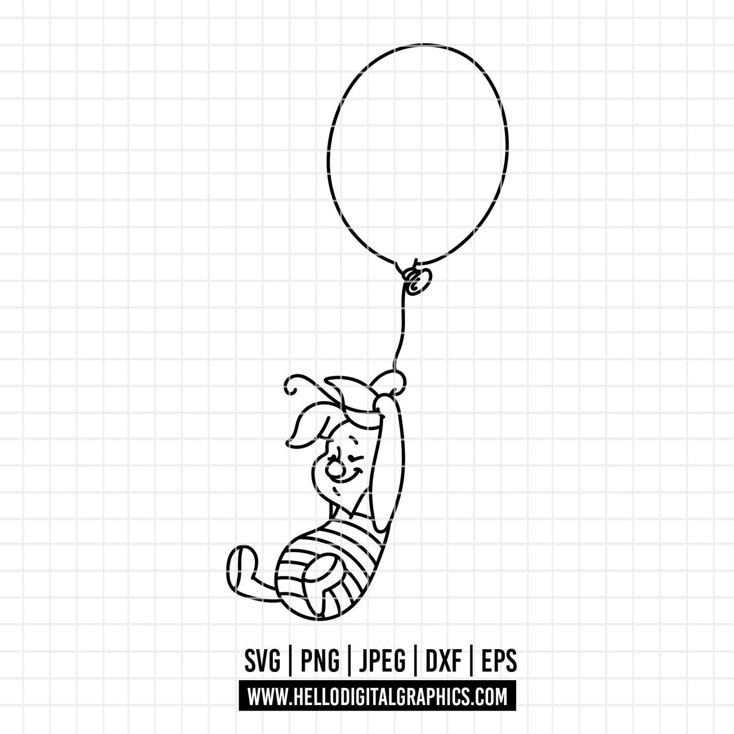 COD4551 - Piglet and pooh svg, Winnie the pooh svg, disney svg