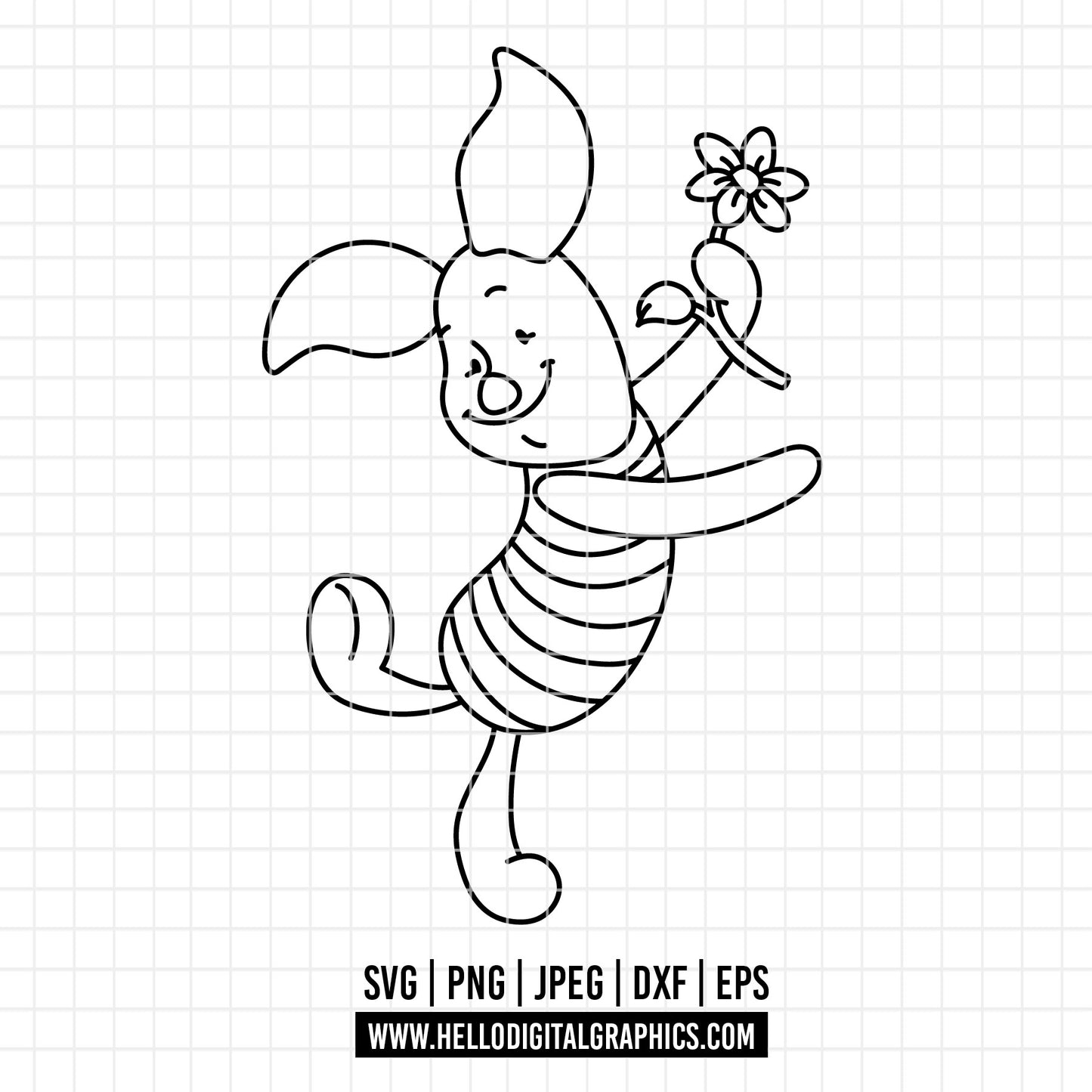 COD4553 - Piglet and pooh svg, Winnie the pooh svg, disney svg