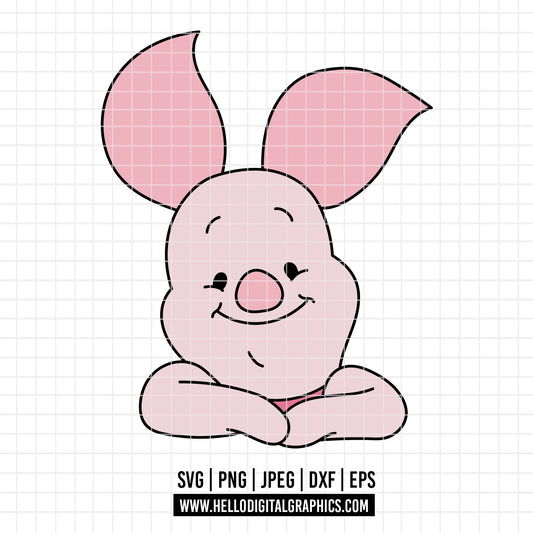 COD4555 - Piglet and pooh svg, Winnie the pooh svg, disney svg