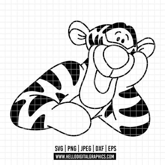COD4556 - Igor svg, Igor png, Winnie The Pooh png, Pooh Party Supplies