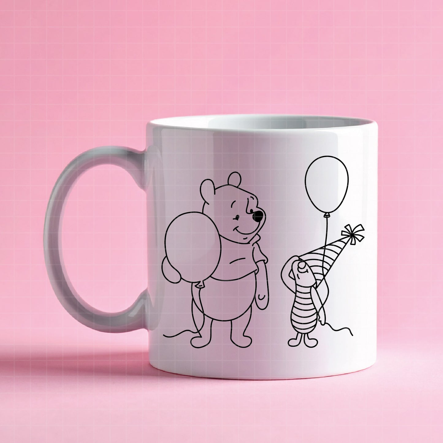 COD4566- Piglet and pooh birthday svg, Winnie the pooh svg, disney svg