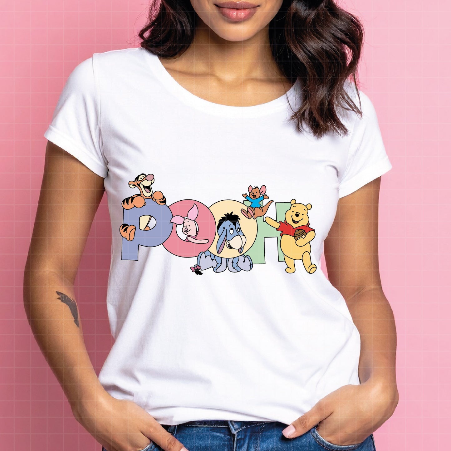 COD4569 - Winnie the pooh birthday svg, pooh sketch svg, friends svg, pooh birthday svg