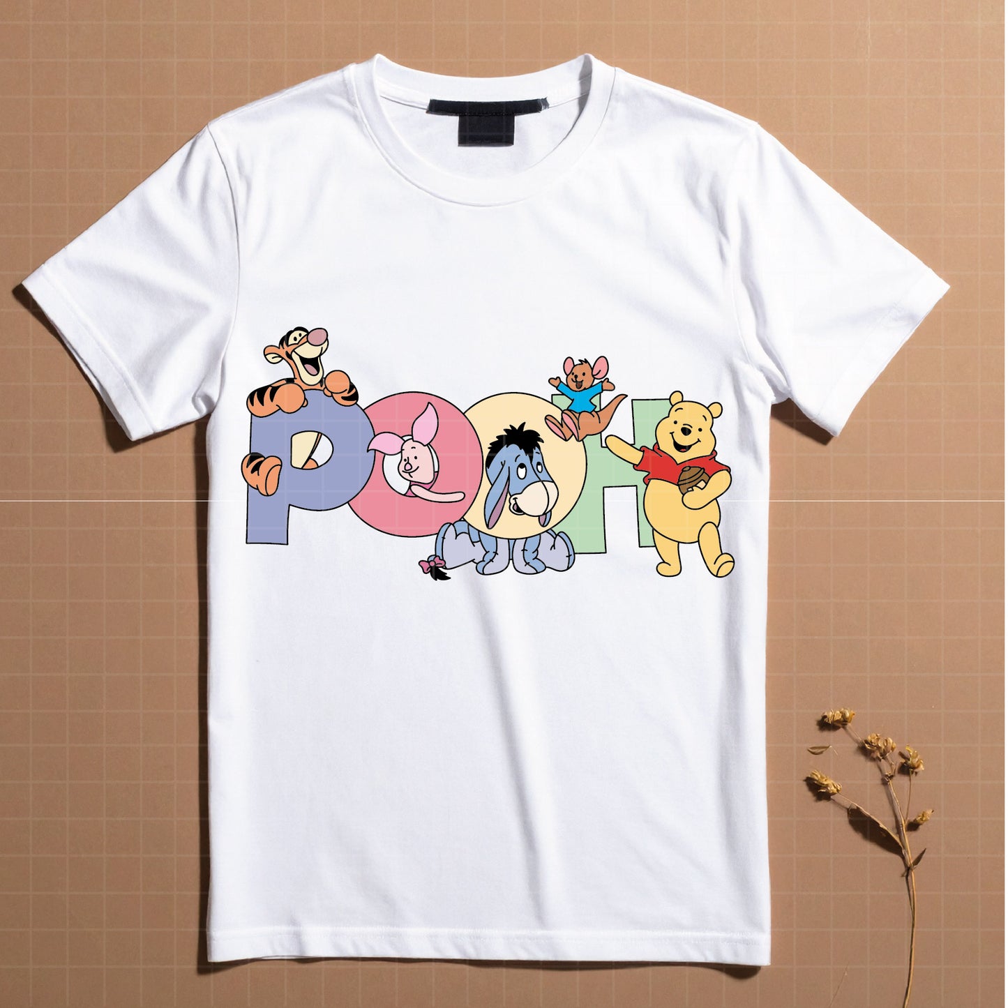 COD4569 - Winnie the pooh birthday svg, pooh sketch svg, friends svg, pooh birthday svg