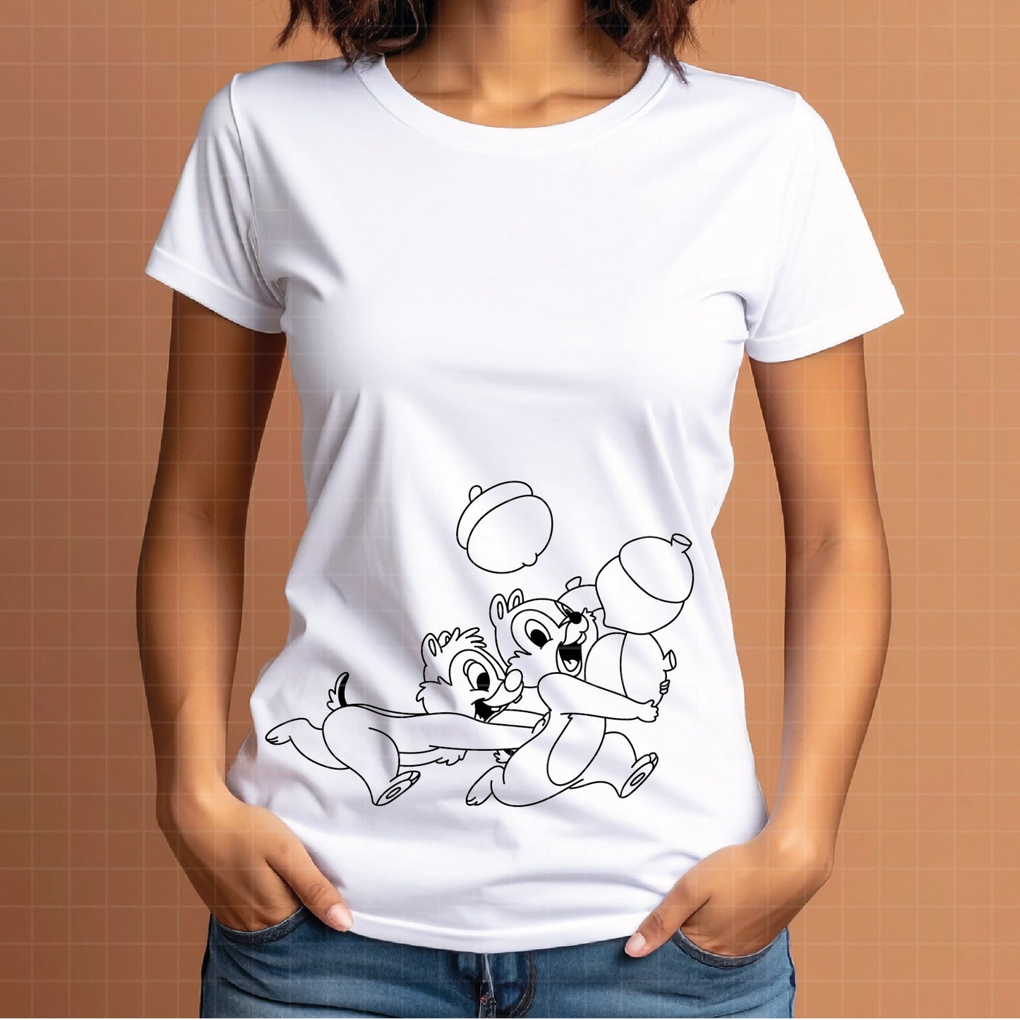 COD4572 - Chip and Dale Svg, chip Svg cut file for Cricut, Chip and Dale png, Double Trouble svg