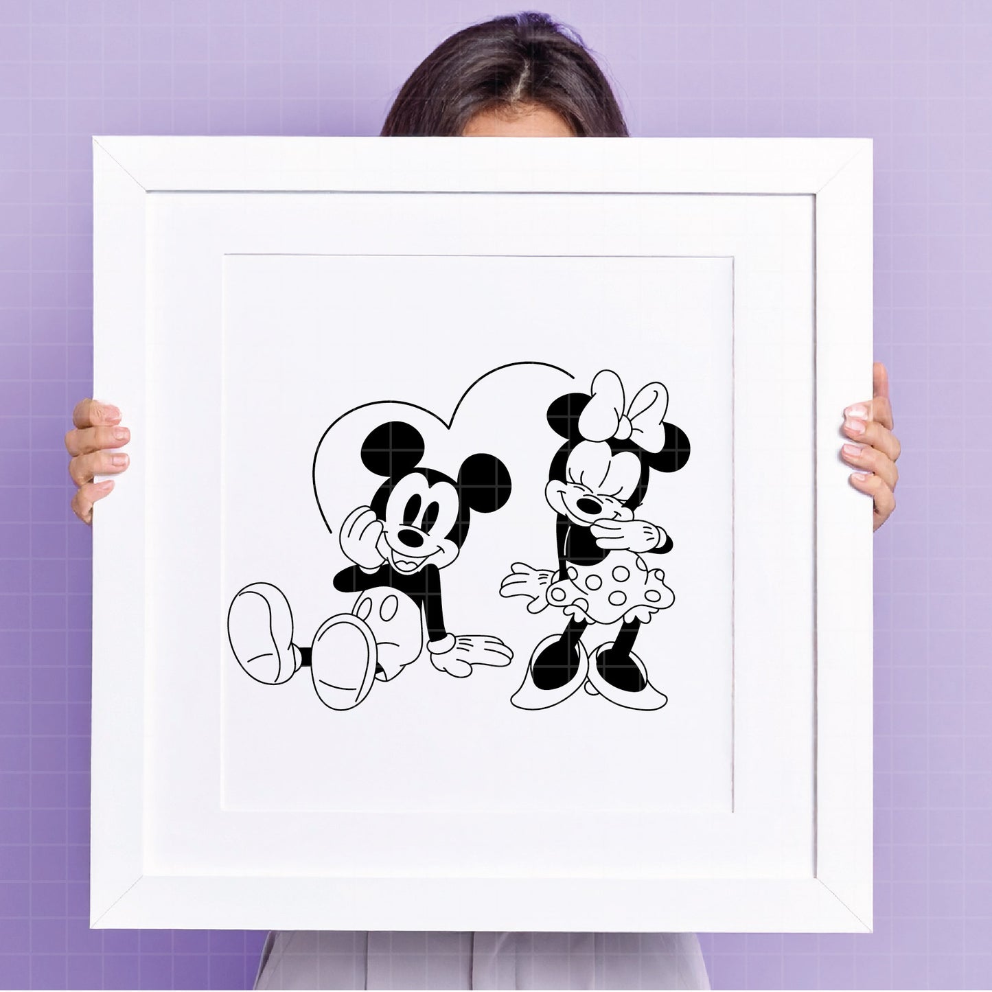 COD4582 - Mickey and minnie svg, Disney svg, mickey svg, minnie svg, mickey and Minnie Valentine's Day png