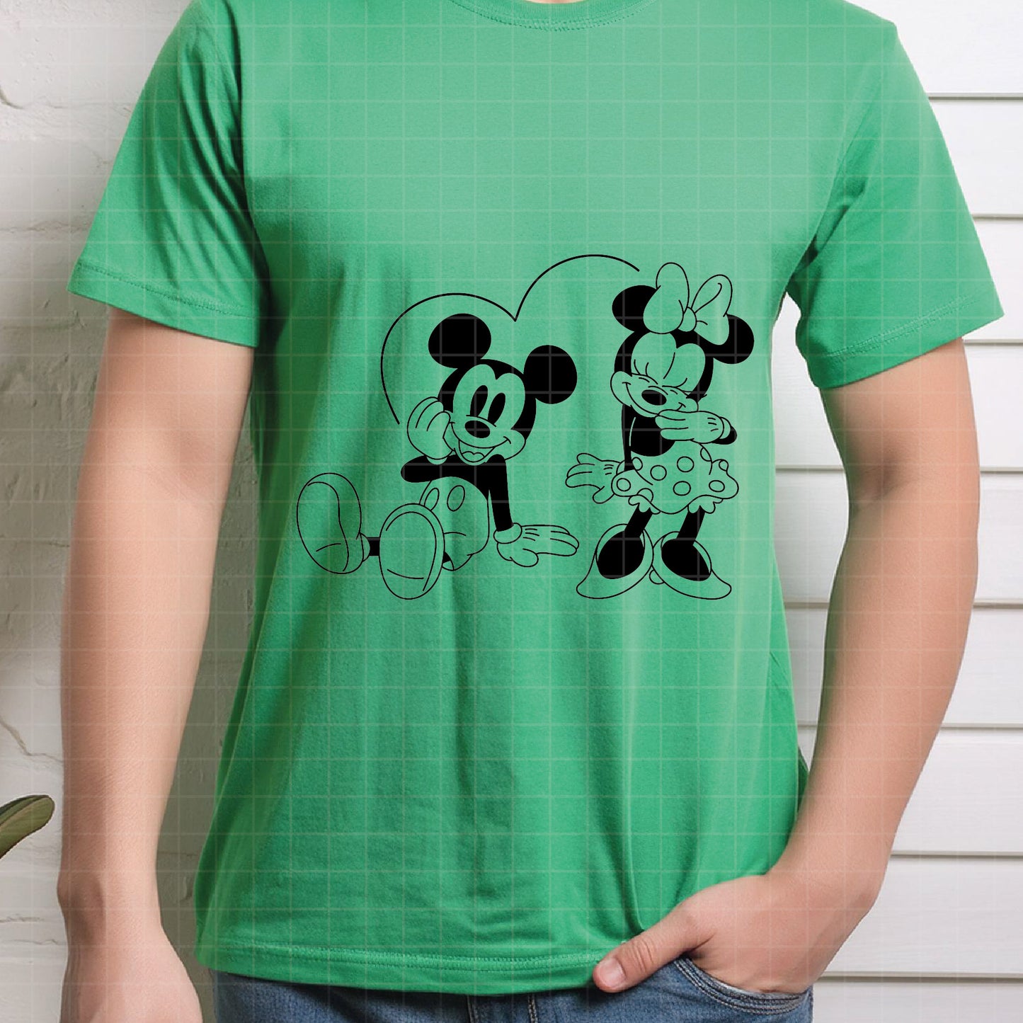 COD4582 - Mickey and minnie svg, Disney svg, mickey svg, minnie svg, mickey and Minnie Valentine's Day png