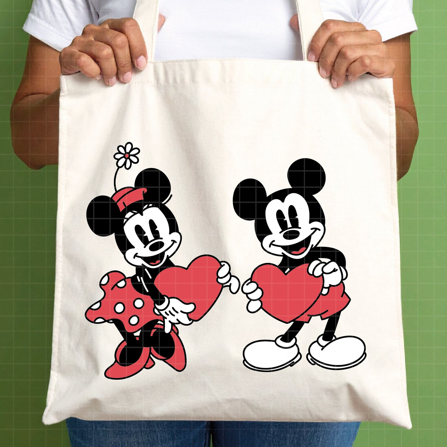 COD4584 - Mickey and minnie svg, Disney svg, mickey svg, minnie svg, mickey and Minnie Valentine's Day png