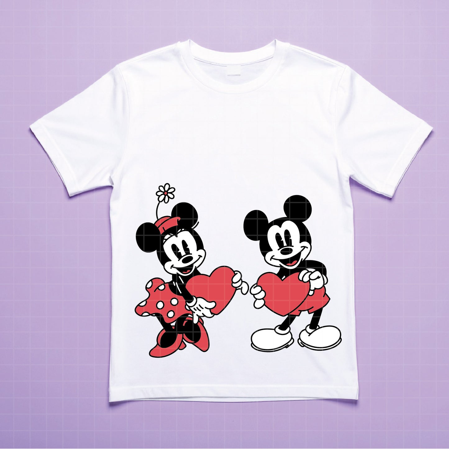 COD4584 - Mickey and minnie svg, Disney svg, mickey svg, minnie svg, mickey and Minnie Valentine's Day png