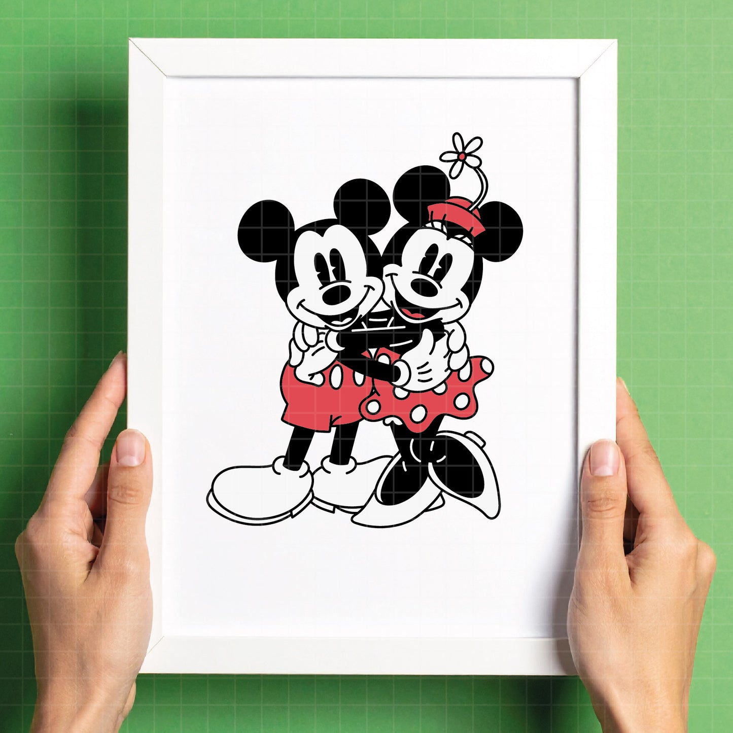 COD4585 - Mickey and minnie svg, Disney svg, mickey svg, minnie svg, mickey and Minnie Valentine's Day png