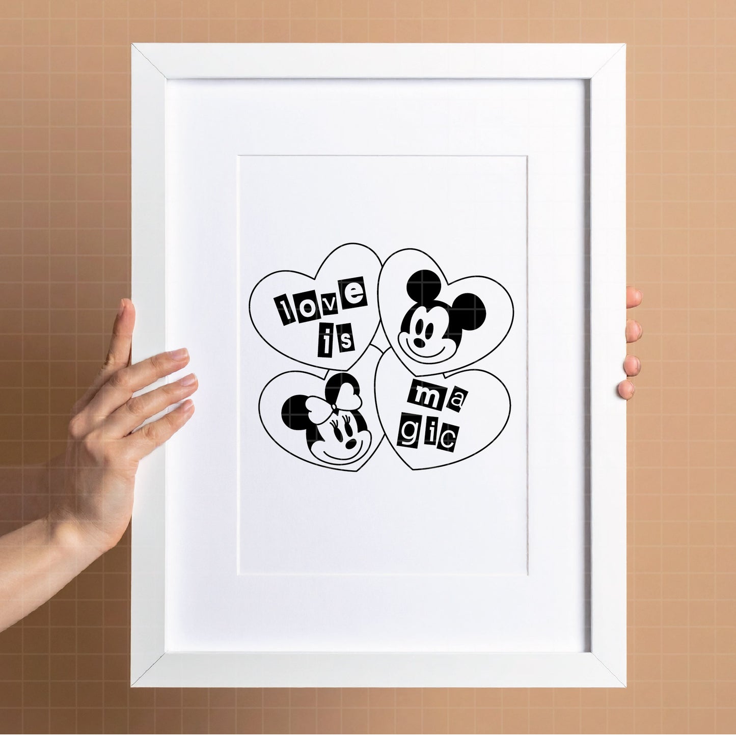 COD4587 - Mickey and minnie svg, Disney svg, mickey svg, minnie svg, mickey and Minnie Valentine's Day png