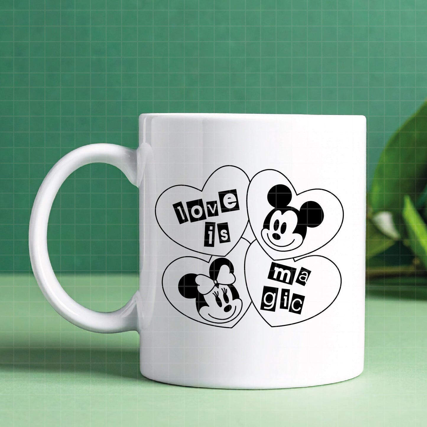 COD4587 - Mickey and minnie svg, Disney svg, mickey svg, minnie svg, mickey and Minnie Valentine's Day png