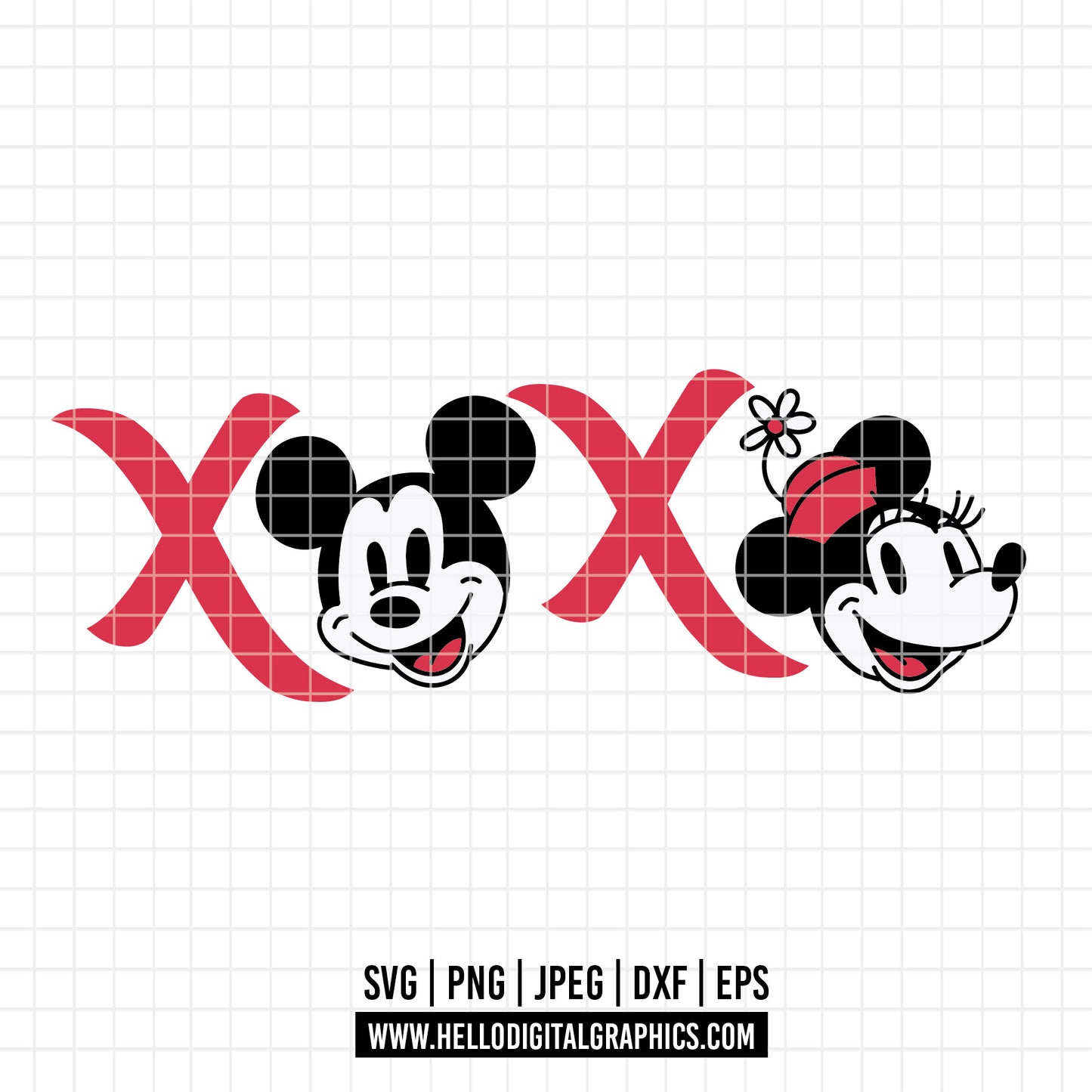 COD4589 - Mickey and minnie svg, Disney svg, mickey svg, minnie svg, mickey and Minnie Valentine's Day png