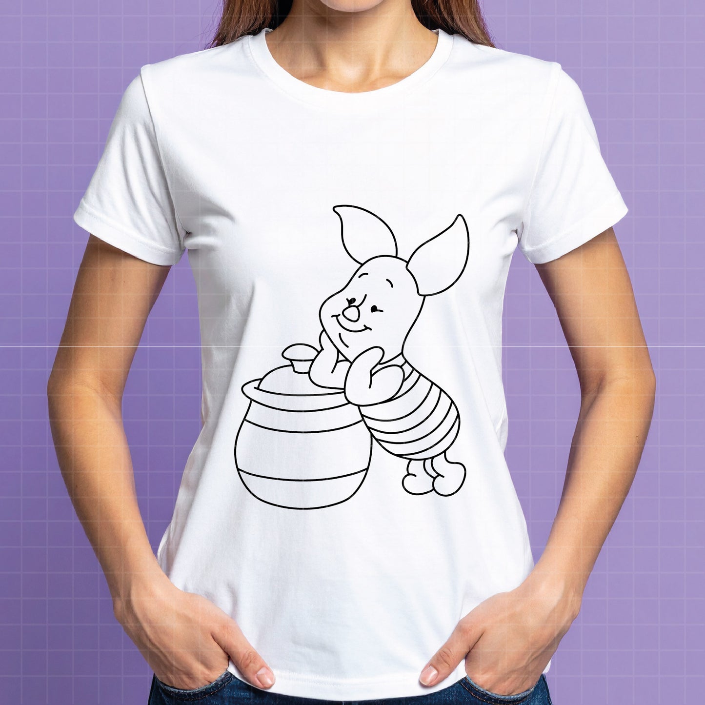 COD4591 - Piglet and pooh svg, Winnie the pooh svg, disney svg