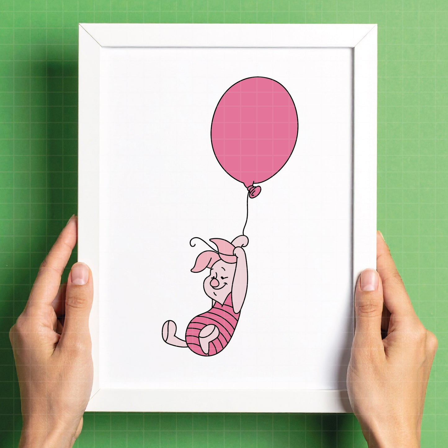 COD4593 - Piglet ballon svg, Winnie the pooh svg, disney svg