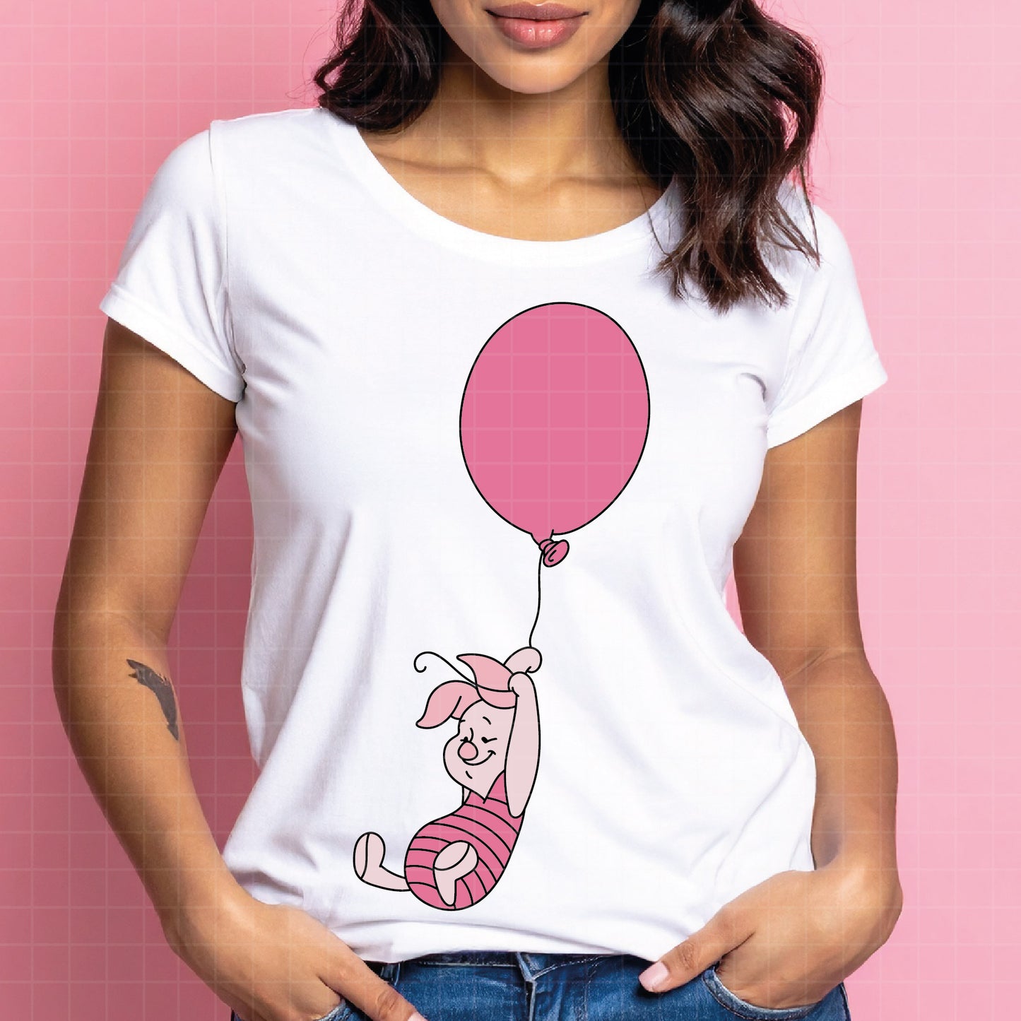 COD4593 - Piglet ballon svg, Winnie the pooh svg, disney svg
