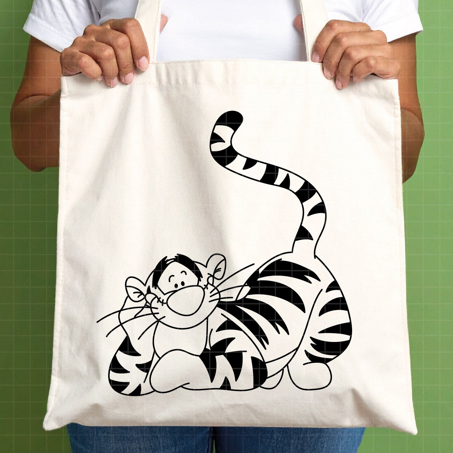 COD4596 - Tigger svg, tigger png, tigger clipart, Winnie Pooh  svg, Winnie Pooh, disney svg