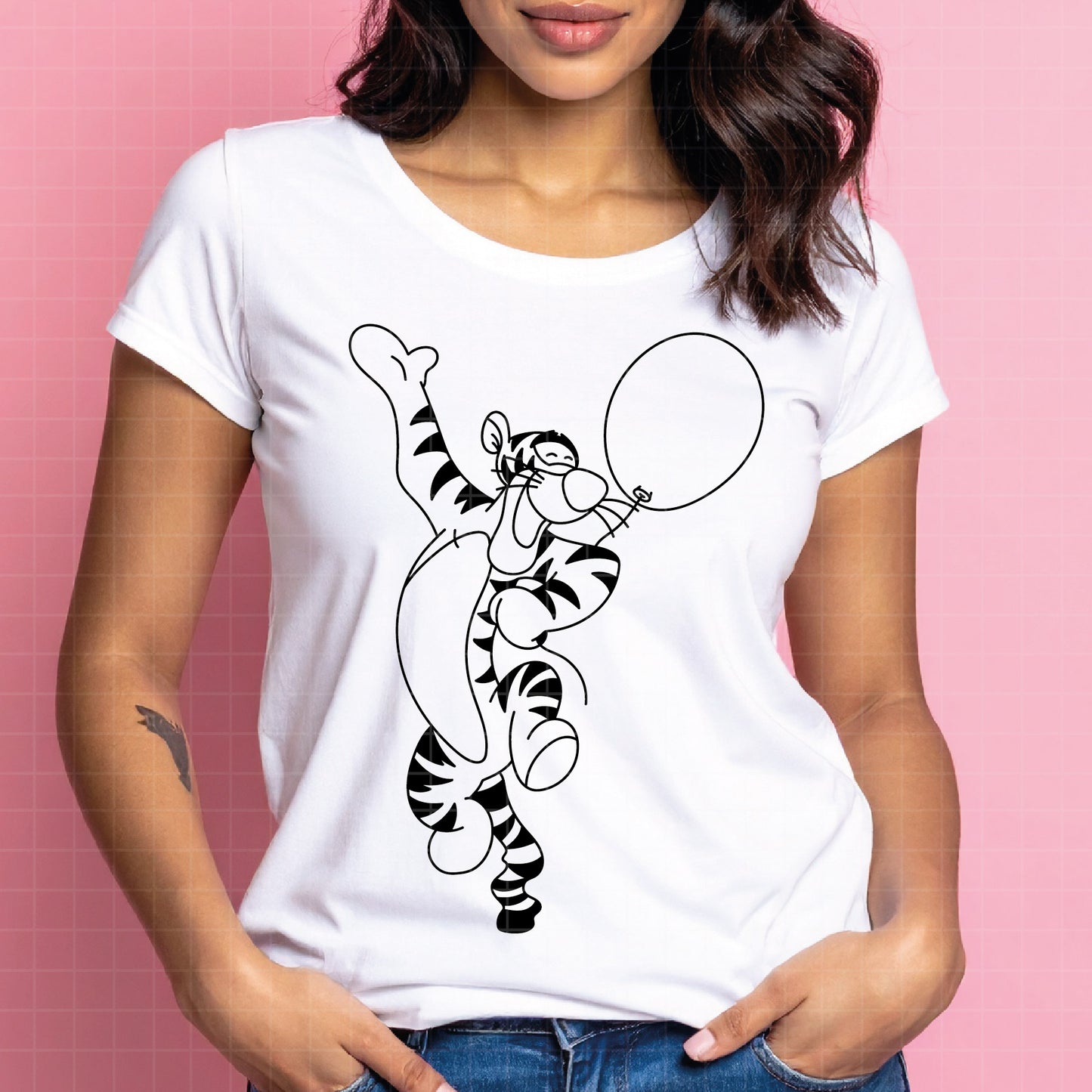 COD4597 - Tigger svg, tigger png, tigger clipart, Winnie Pooh  svg, Winnie Pooh, disney svg