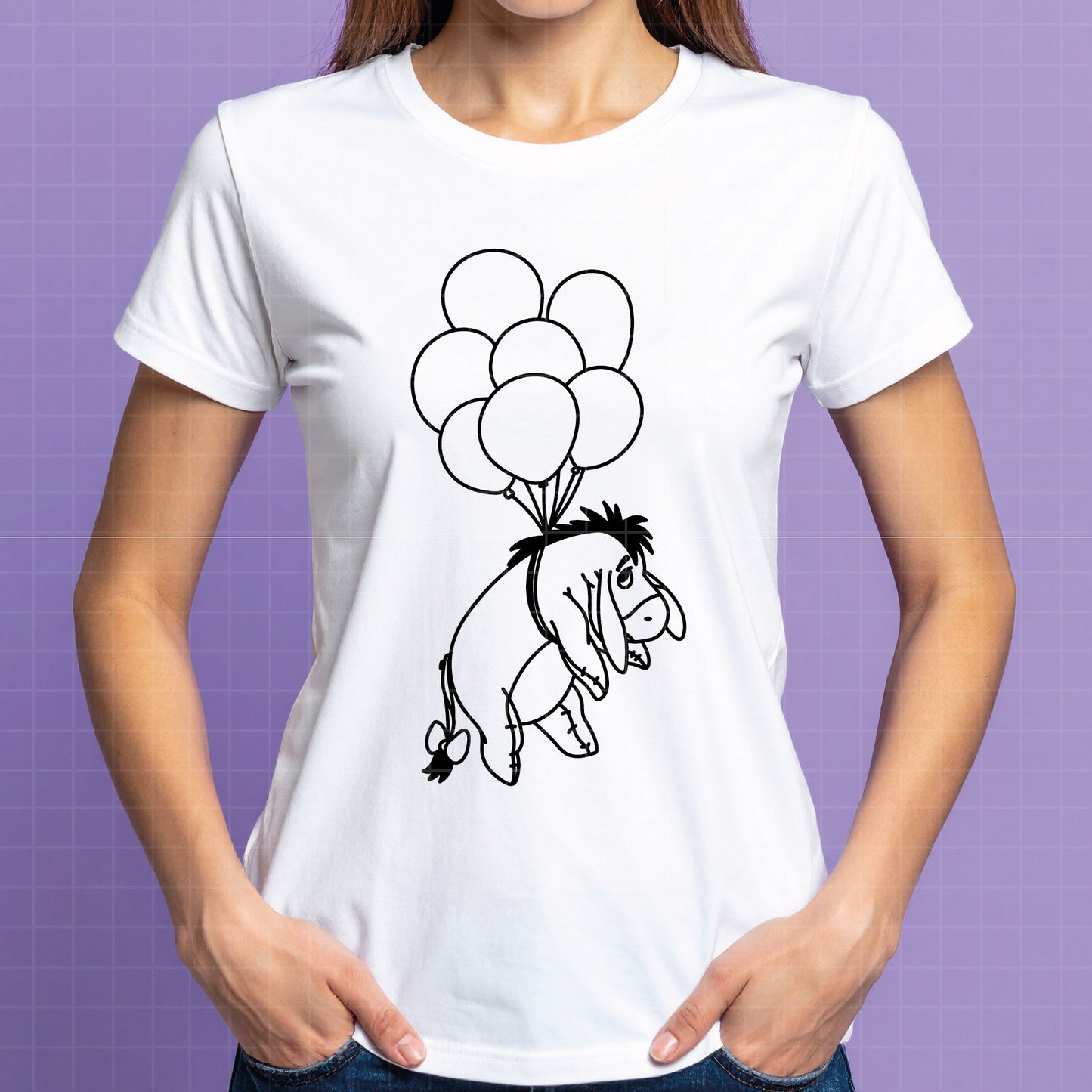 COD4603 - Igor svg, Igor png, Igor birthday svg, ballon svg,  Winnie The Pooh png, Pooh Party Supplies