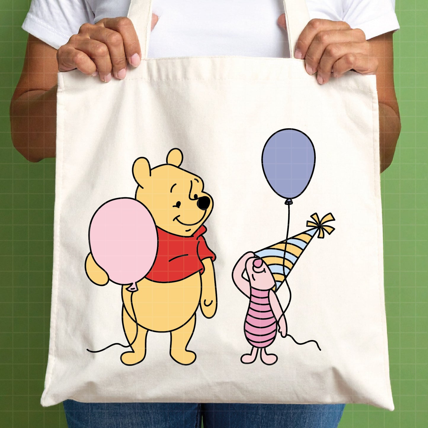 COD4608 - Winnie the pooh birthday svg, pooh sketch svg, friends svg, pooh birthday svg