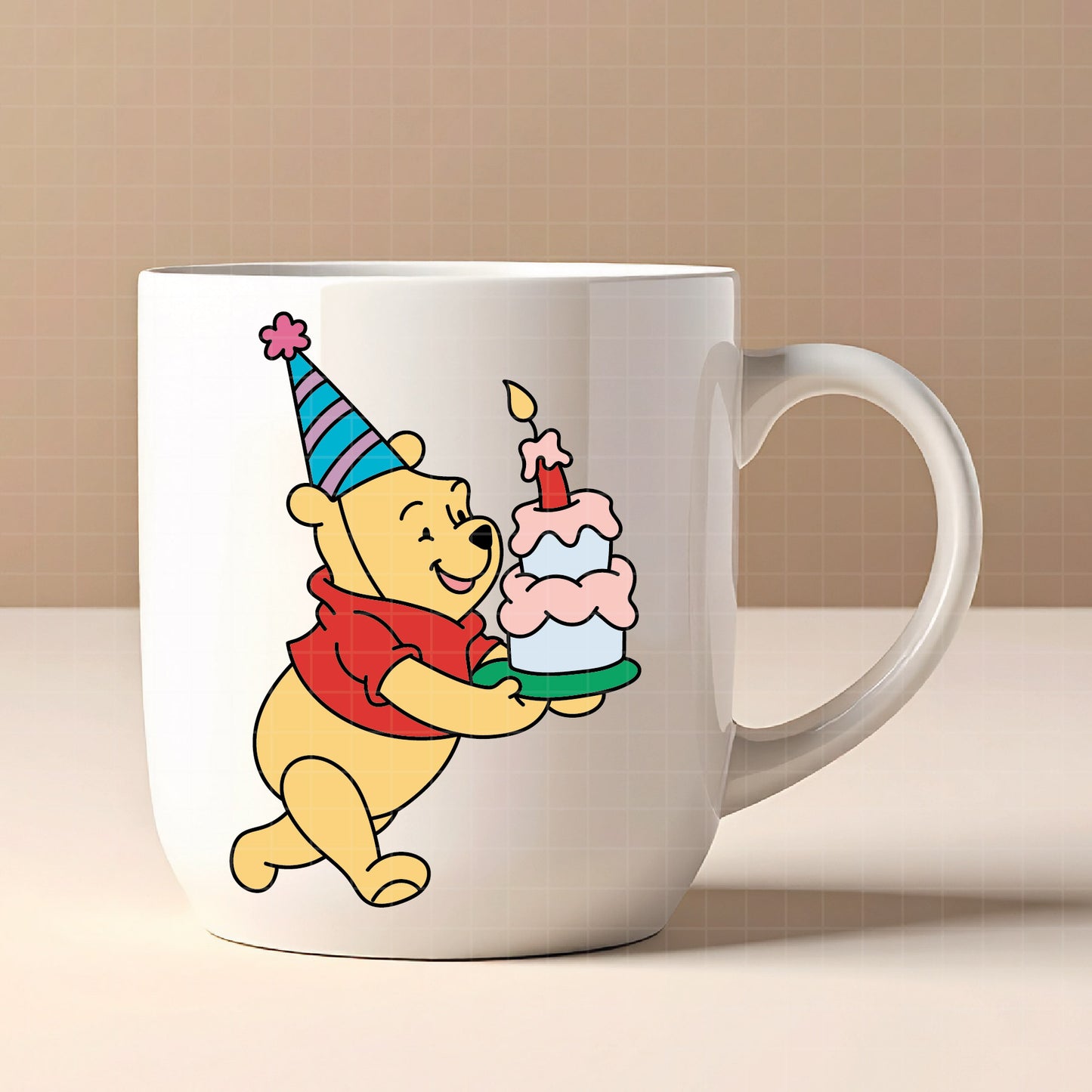 COD4609 - Winnie the pooh birthday svg, pooh sketch svg, friends svg, pooh birthday svg