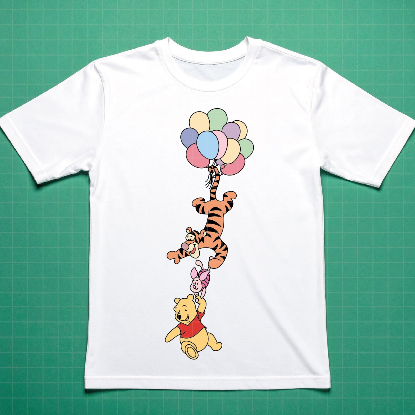 COD4610 - Winnie the pooh birthday svg, pooh sketch svg, friends svg, pooh birthday svg