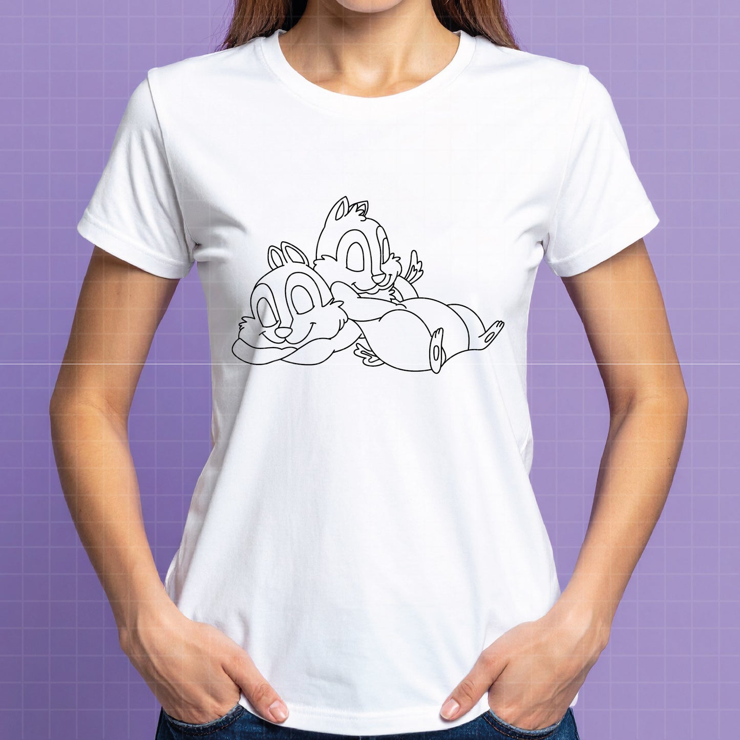 COD4611 - Chip and Dale Svg, chip Svg cut file for Cricut, Chip and Dale png, Double Trouble svg