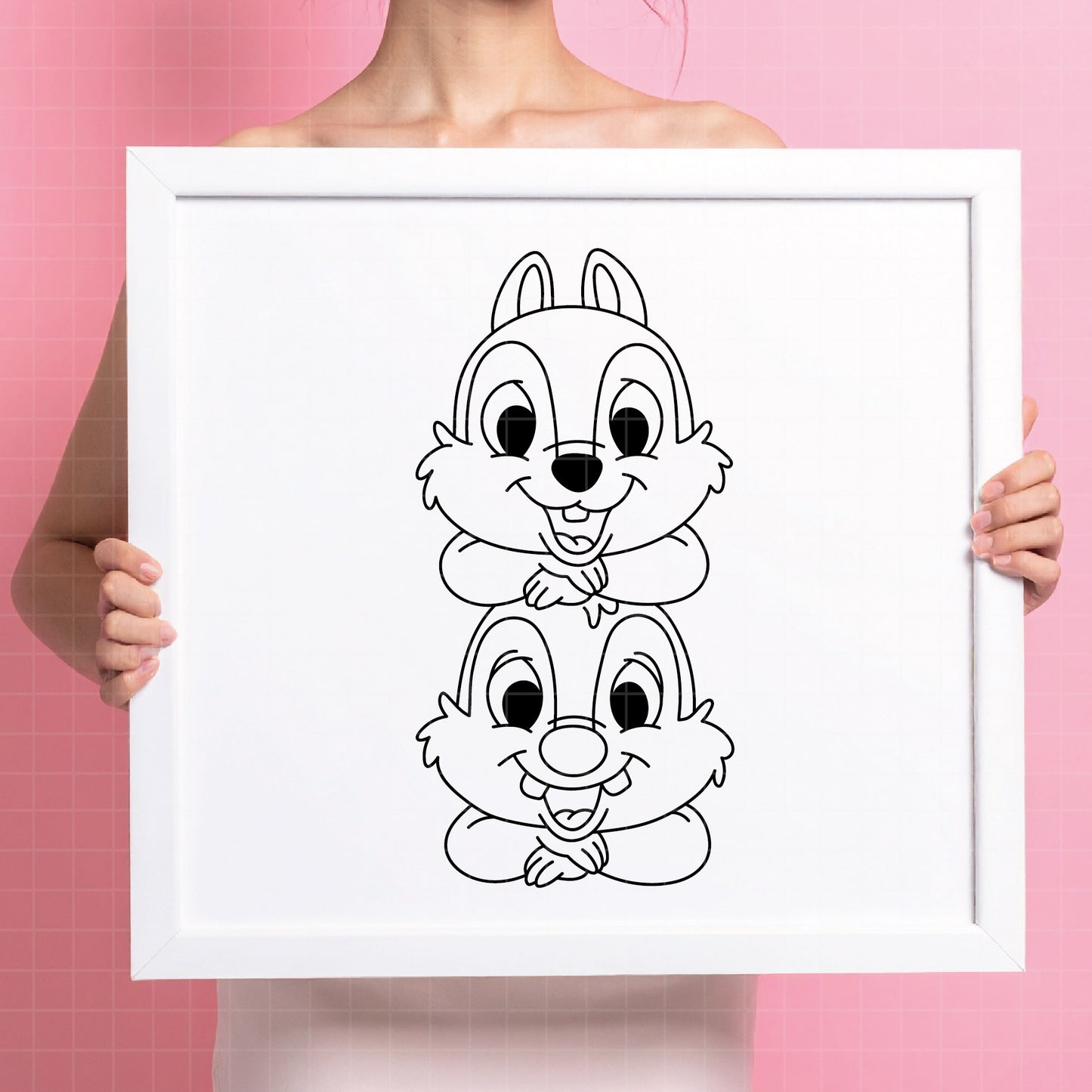 COD4612 - Chip and Dale Svg, chip Svg cut file for Cricut, Chip and Dale png, Double Trouble svg