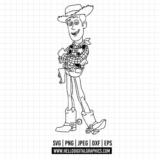 COD4617 - Toy Story PNG, Toy Story Clipart, Toy Story SVG, Buzz Lightyear Woody