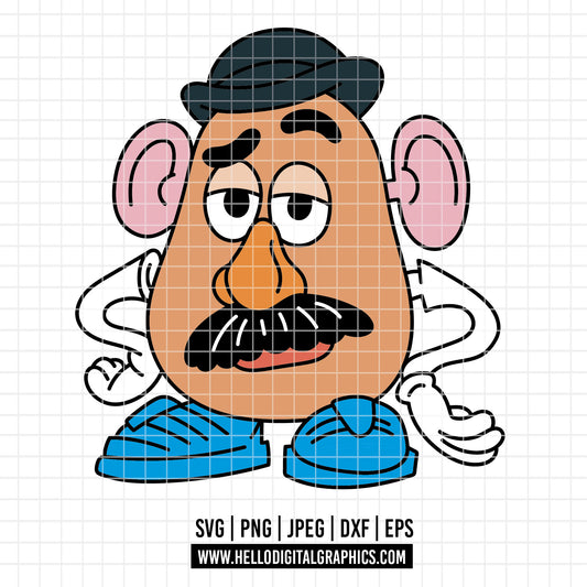 COD4620 - Mr. Potato Head png, Toy Story PNG, Toy Story Clipart, Toy Story SVG