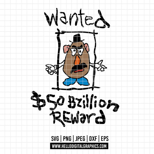 COD4628 - Mr. Potato Head png, Toy Story PNG, Toy Story Clipart, Toy Story SVG