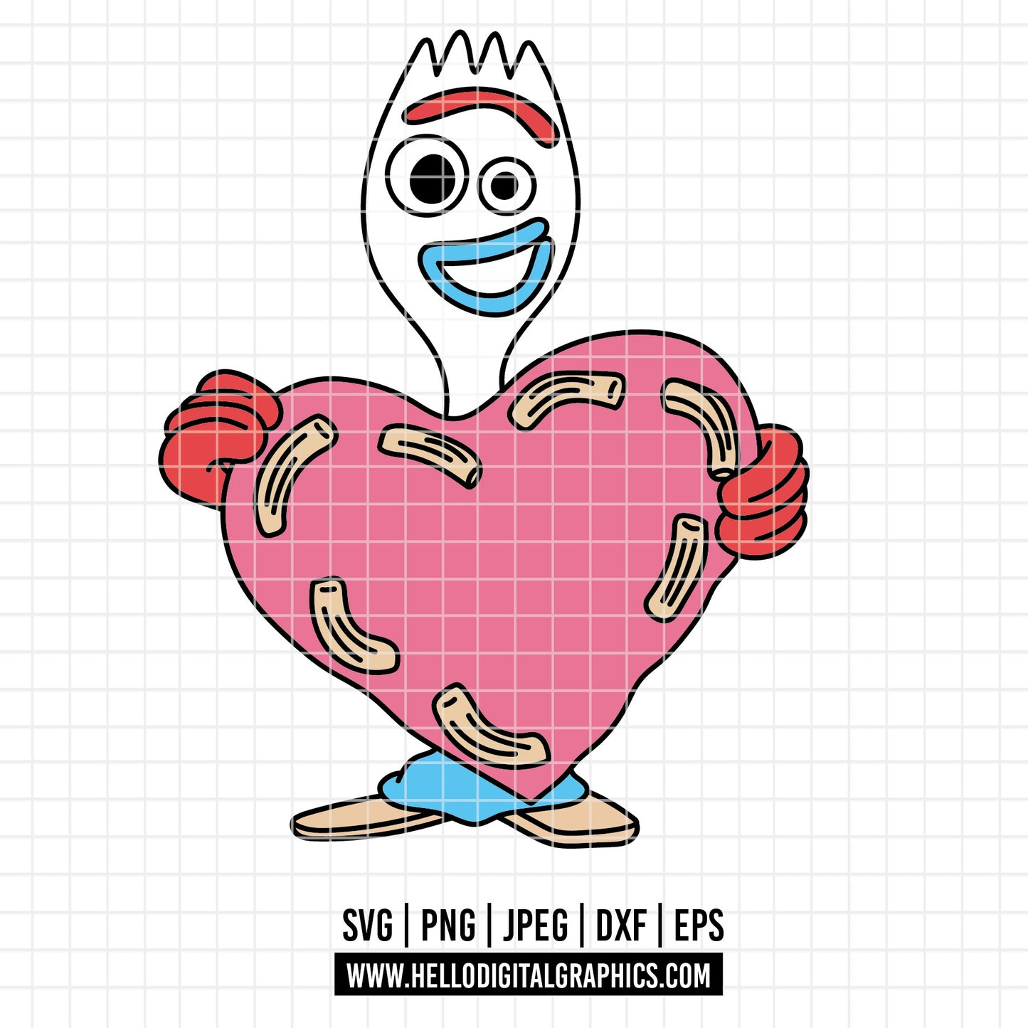 COD4629 - Forky png, Toy Story PNG, Toy Story Clipart, Toy Story SVG
