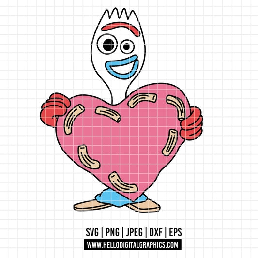 COD4629 - Forky png, Toy Story PNG, Toy Story Clipart, Toy Story SVG