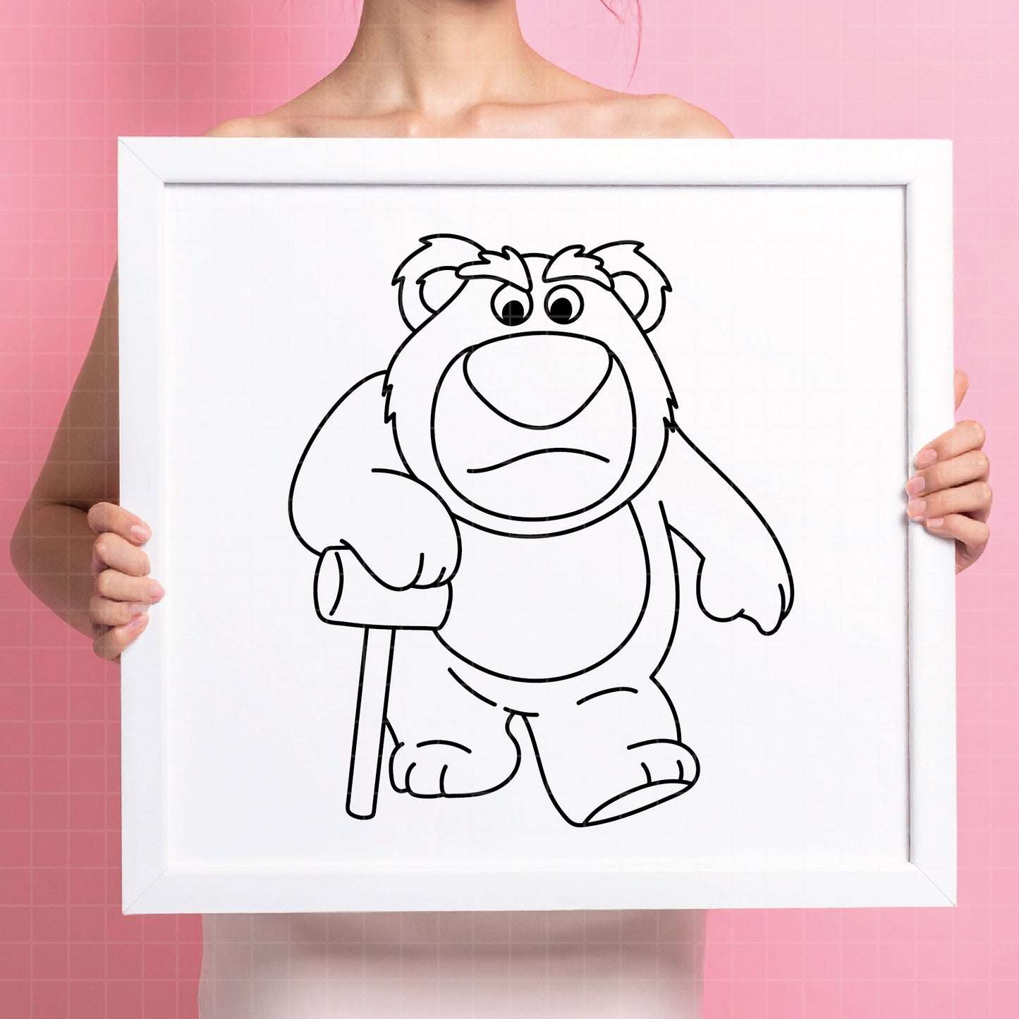 COD4636 -Lotso png, Toy Story PNG, Toy Story Clipart, Toy Story SVG
