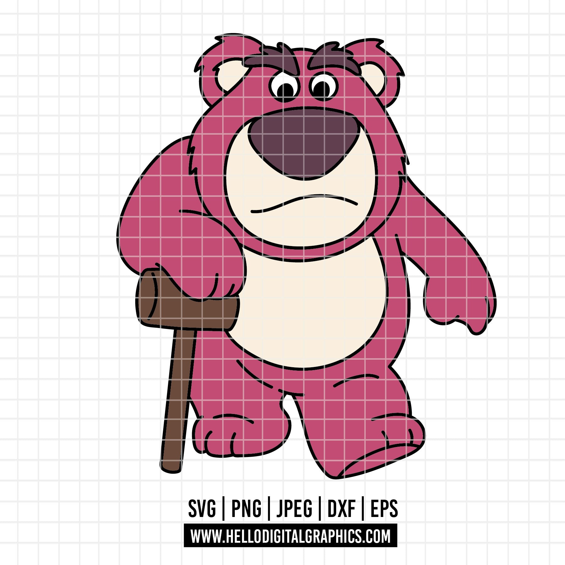 COD4638 - Lotso png, Toy Story PNG, Toy Story Clipart, Toy Story SVG ...