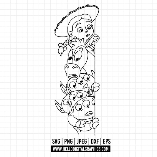 COD4640 - Toy Story PNG, Toy Story Clipart, Toy Story SVG, Buzz Lightyear Woody