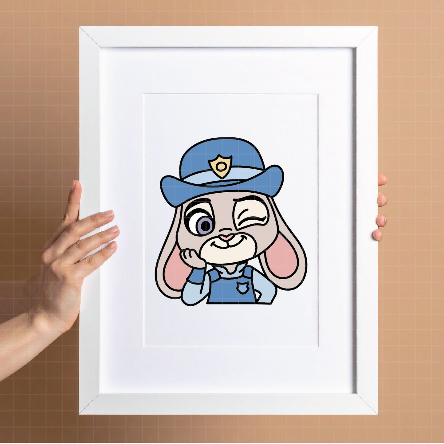 COD4647 - Zootopia SVG, Zootopia PNG, EPS -Judith png, Outline clipart vector