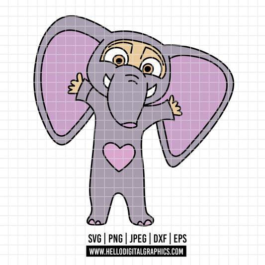 COD4649 - Zootopia SVG, Zootopia PNG, EPS -Judith png, Outline clipart vector