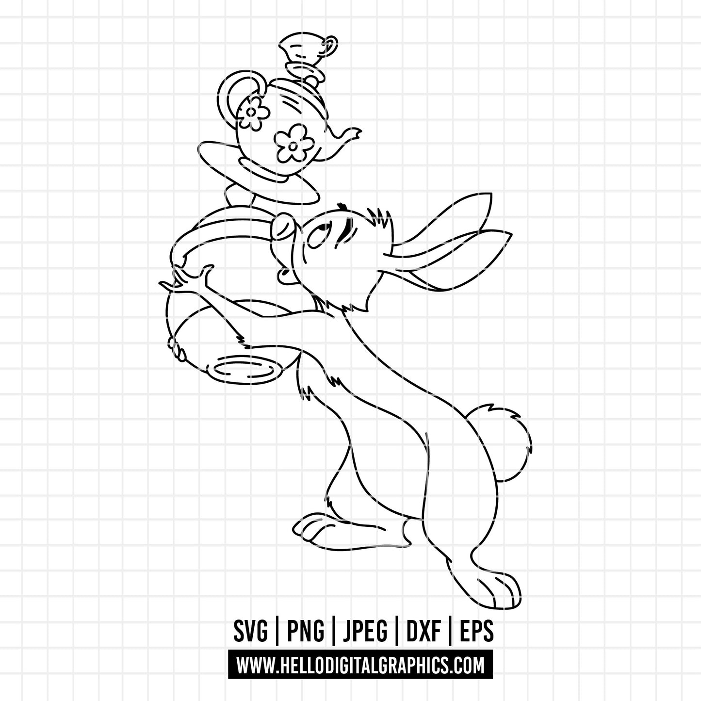 COD4650 - Winnie the pooh birthday svg, pooh sketch svg, friends svg, pooh birthday svg