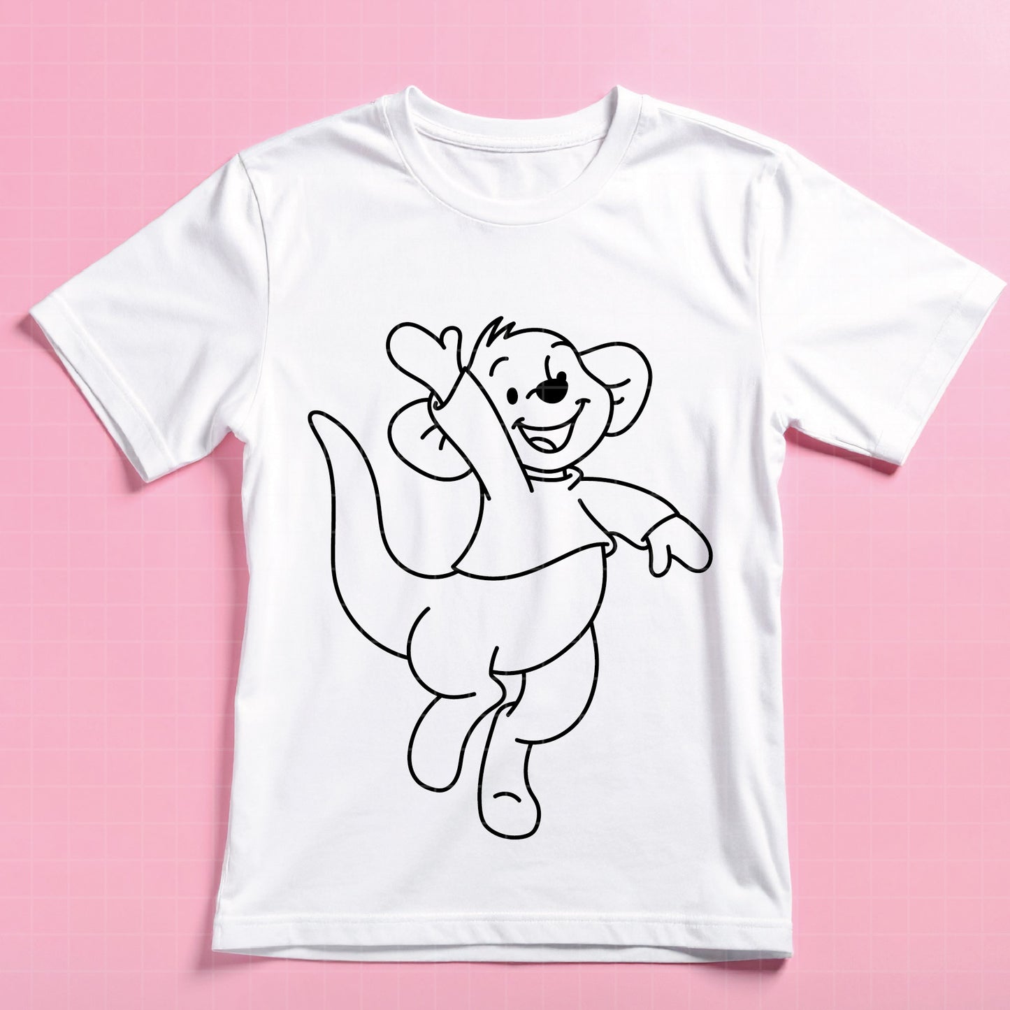 COD4655 - Winnie the pooh rabbit svg, pooh sketch svg, friends svg, pooh birthday svg