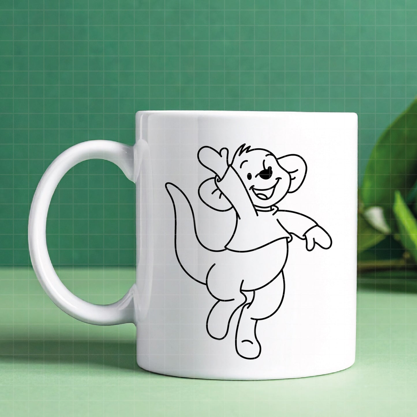 COD4655 - Winnie the pooh rabbit svg, pooh sketch svg, friends svg, pooh birthday svg