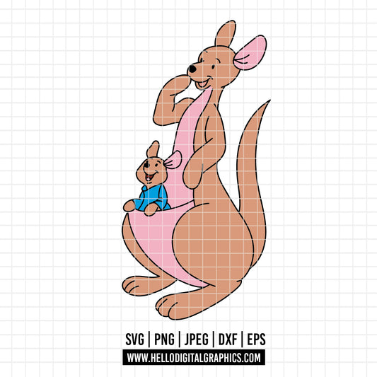 COD4658 - Winnie the pooh rabbit svg, pooh sketch svg, friends svg, pooh birthday svg