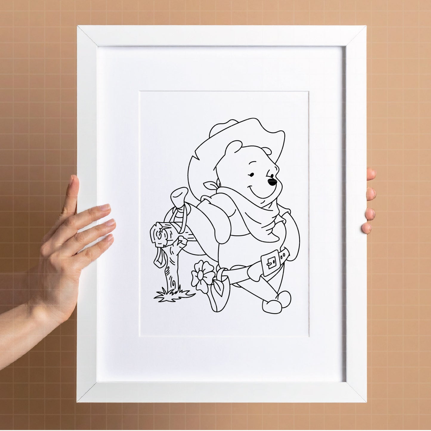 COD4660 - winnie the pooh cowboy svg, pooh svg, friends svg, pooh birthday svg