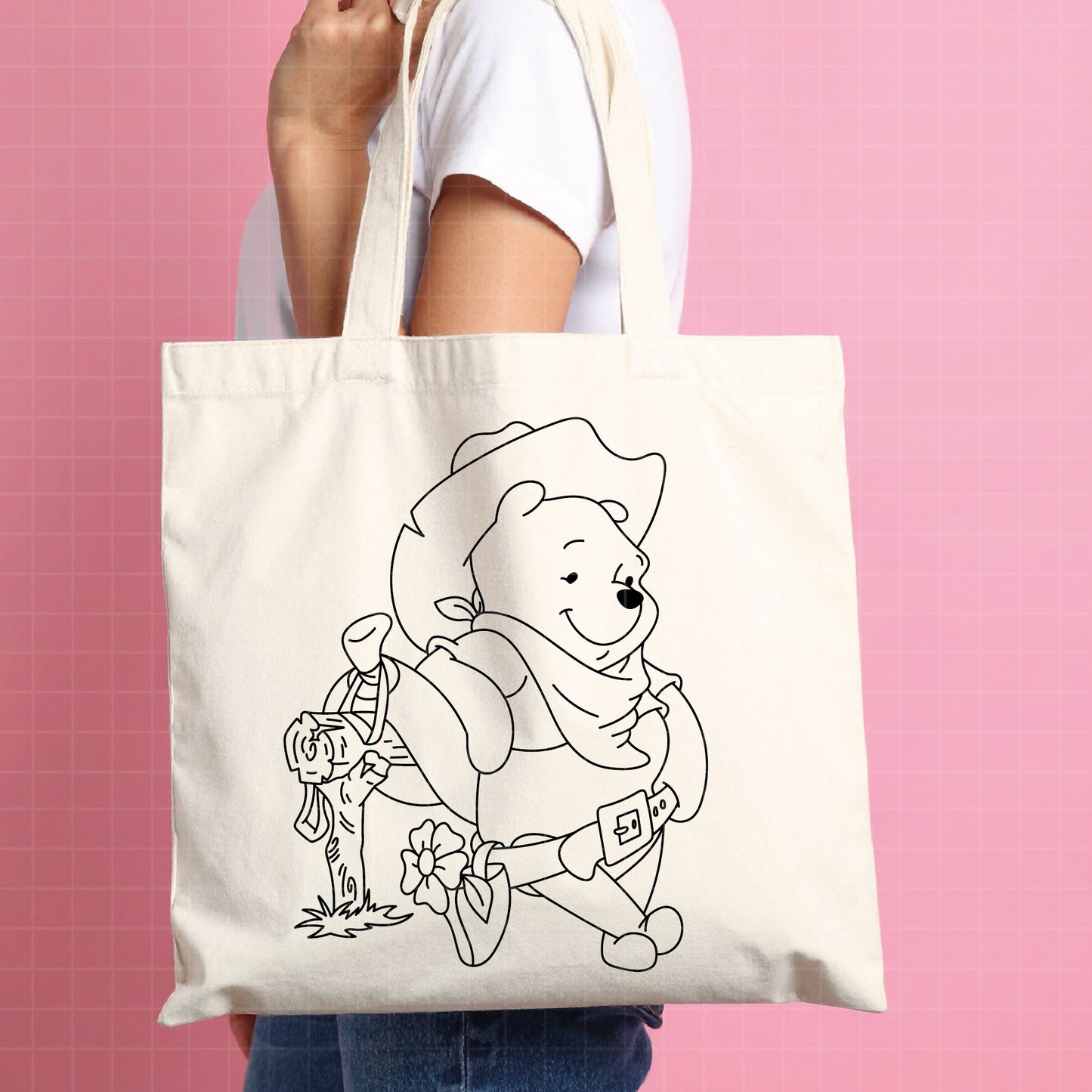 COD4660 - winnie the pooh cowboy svg, pooh svg, friends svg, pooh birthday svg