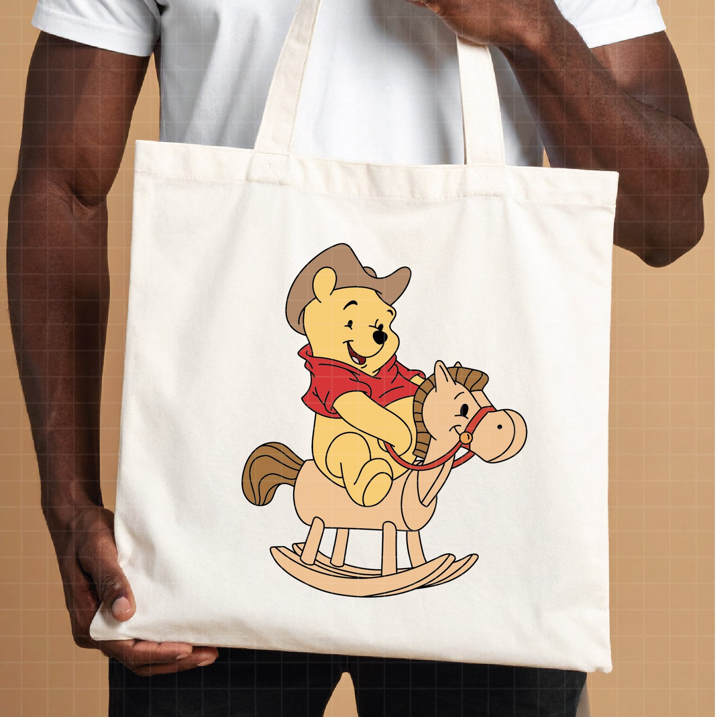 COD4662 - Winnie the pooh cowboy svg, pooh svg, friends svg, pooh birthday svg